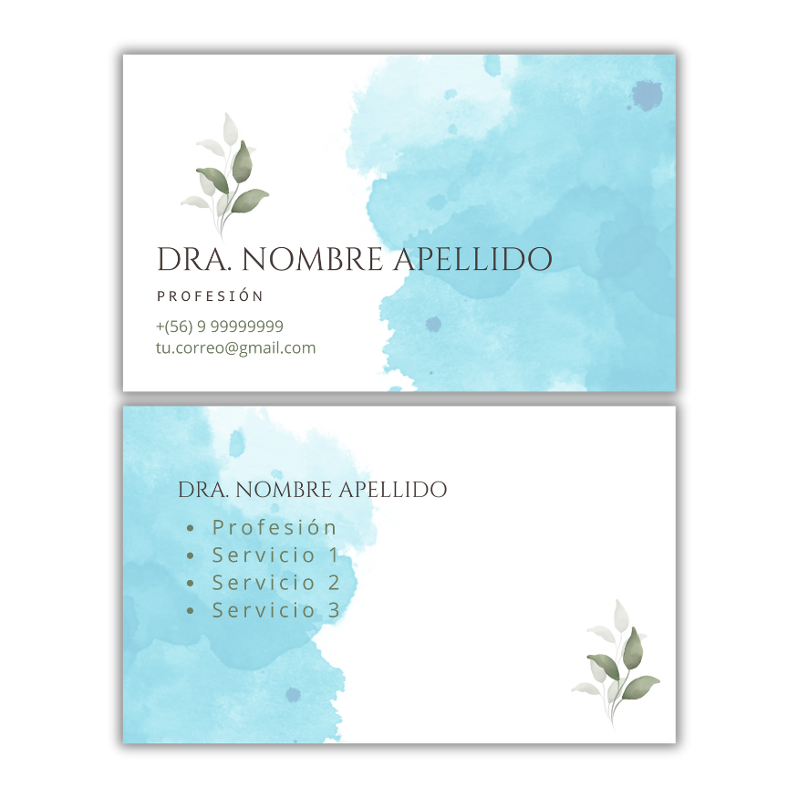 Tarjetas de Presentación Diseño Predeterminado Veterinario/a