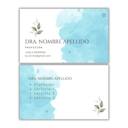 Tarjetas de Presentación Diseño Predeterminado Veterinario/a