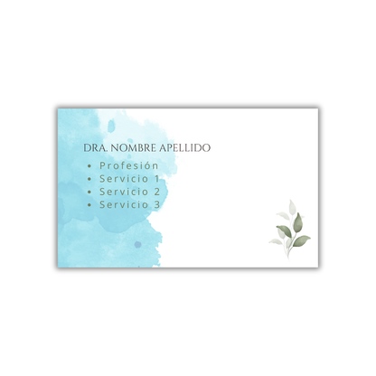 Tarjetas de Presentación Diseño Predeterminado Veterinario/a