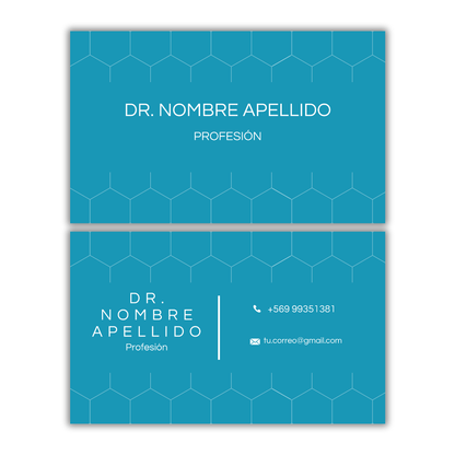 Tarjetas de Presentación Diseño Predeterminado Veterinario/a