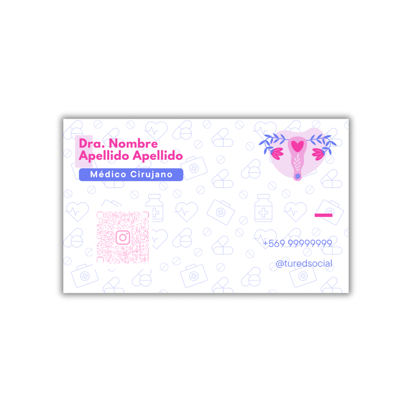 Tarjetas de Presentación Diseño Predeterminado Obstetricia