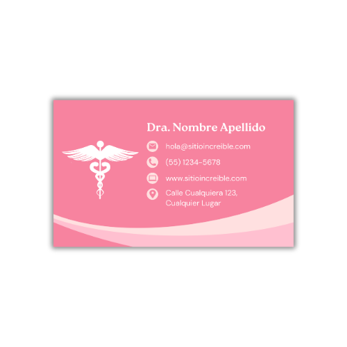 Tarjetas de Presentación Diseño Predeterminado Médico/a
