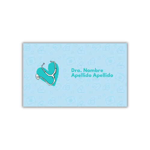 Tarjetas de Presentación Diseño Predeterminado Médico/a