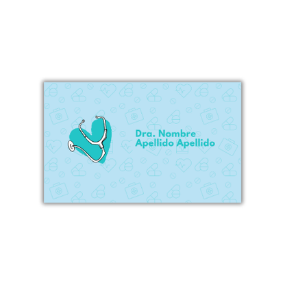 Tarjetas de Presentación Diseño Predeterminado Médico/a