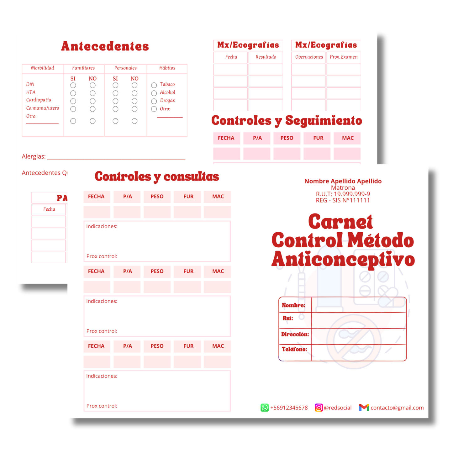 Carnet de Control Matronas