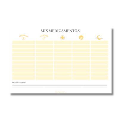 Talonario Medicamentos