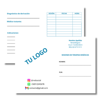 Carnet de Control Kinesiología