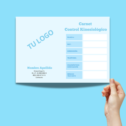 Carnet de Control Kinesiología