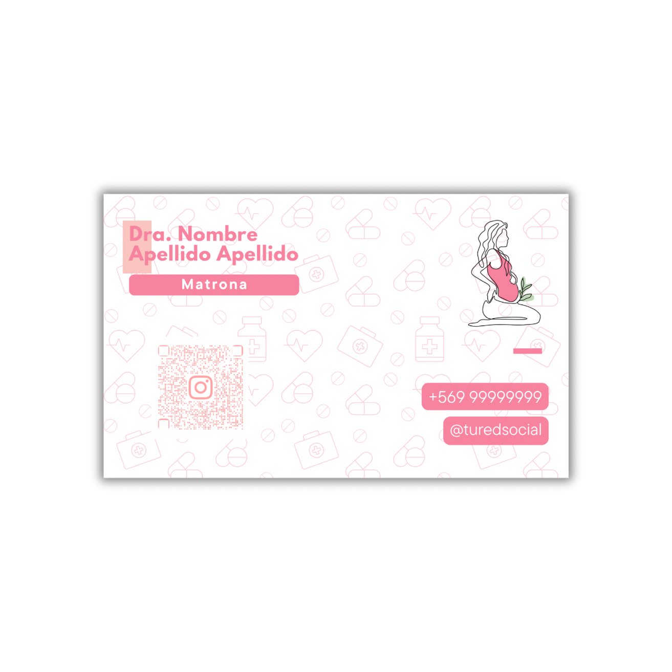 Tarjetas de Presentación Diseño Predeterminado Obstetricia