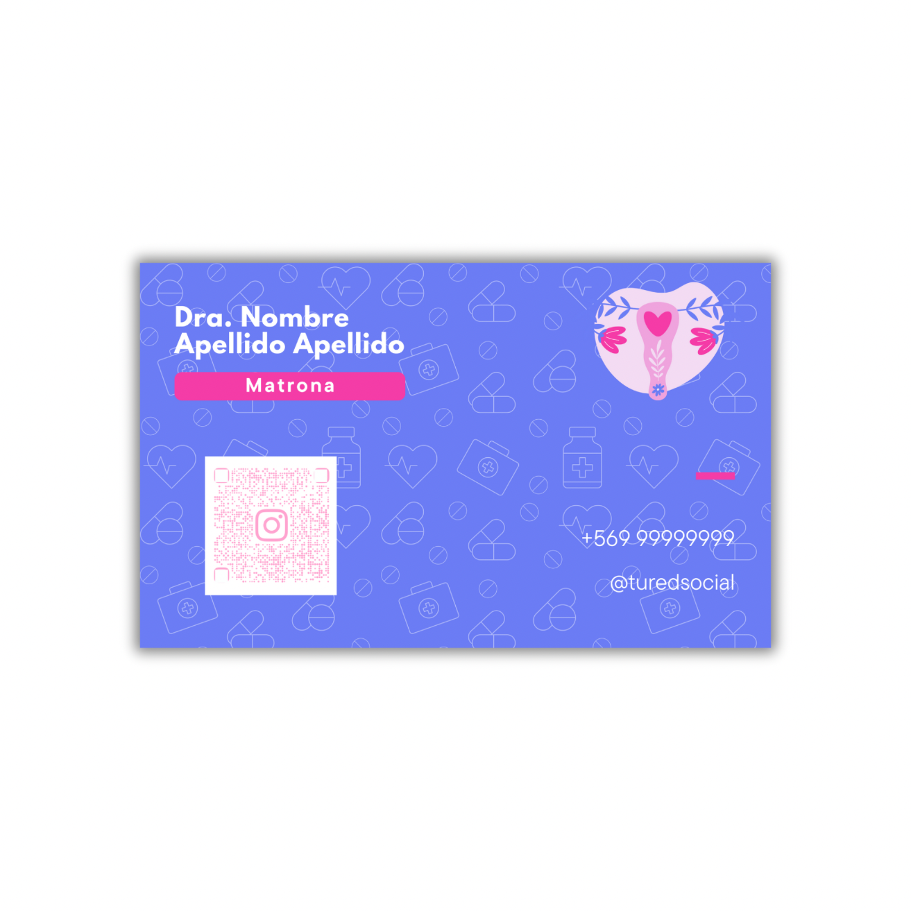 Tarjetas de Presentación Diseño Predeterminado Obstetricia