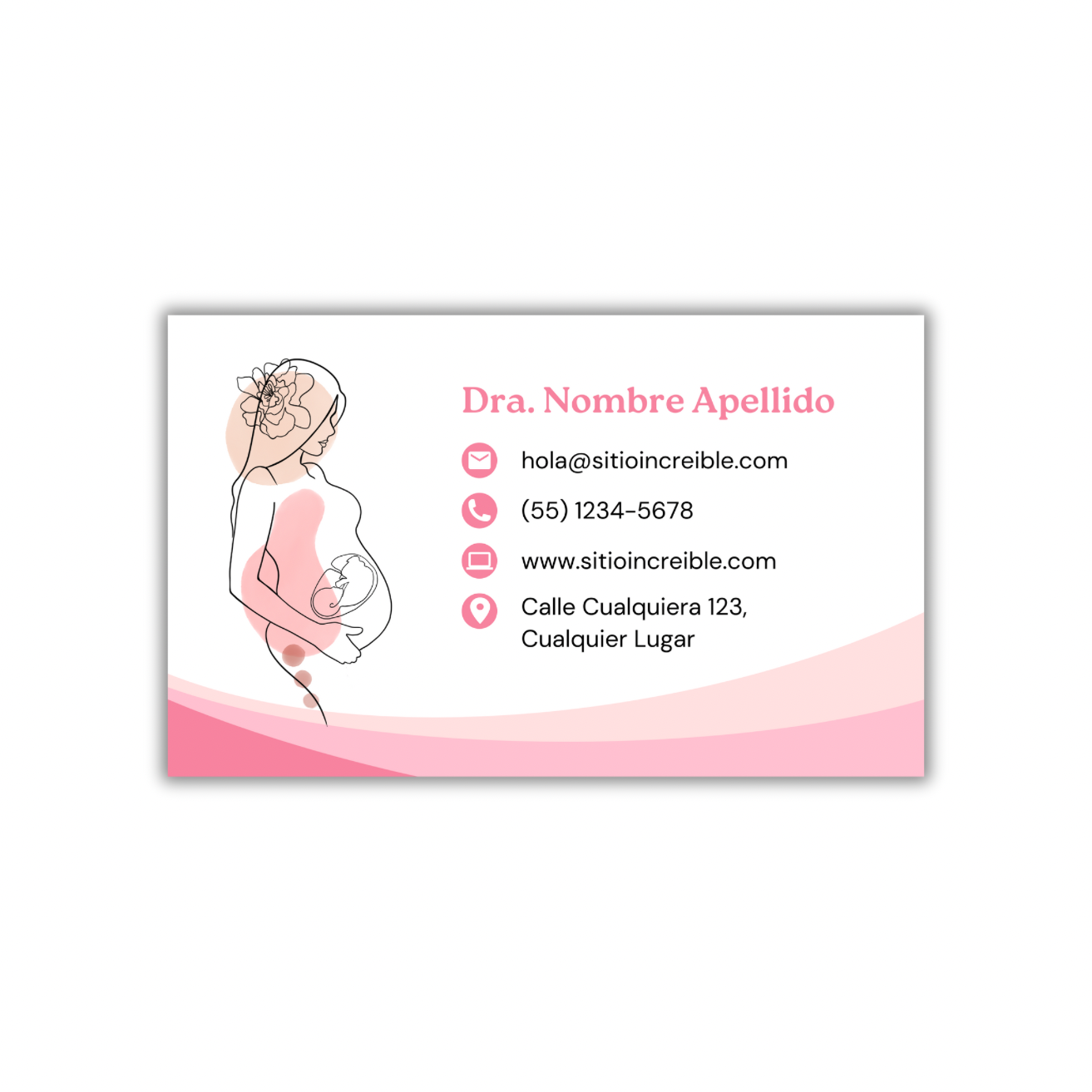 Tarjetas de Presentación Diseño Predeterminado Obstetricia