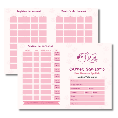 Carnet de Control Veterinario
