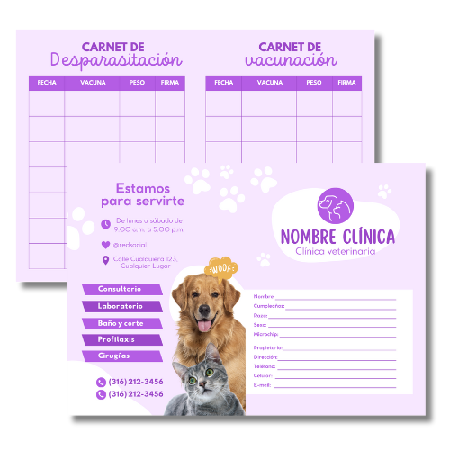 Carnet de Control Veterinario