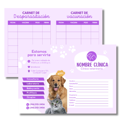 Carnet de Control Veterinario