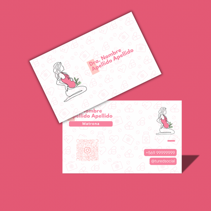 Tarjetas de Presentación Diseño Predeterminado Obstetricia