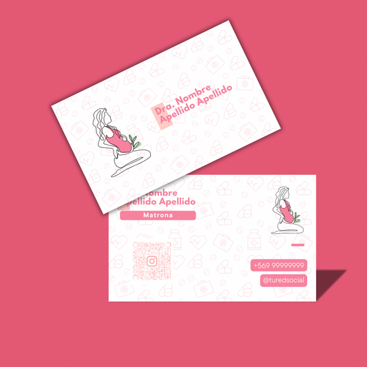 Tarjetas de Presentación Diseño Predeterminado Obstetricia