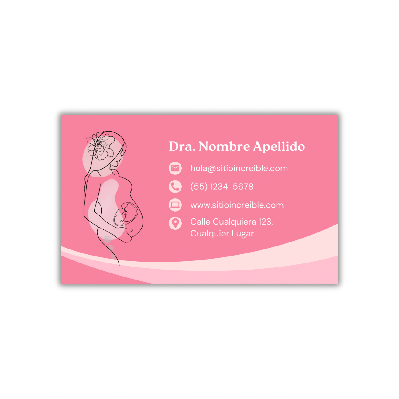 Tarjetas de Presentación Diseño Predeterminado Obstetricia