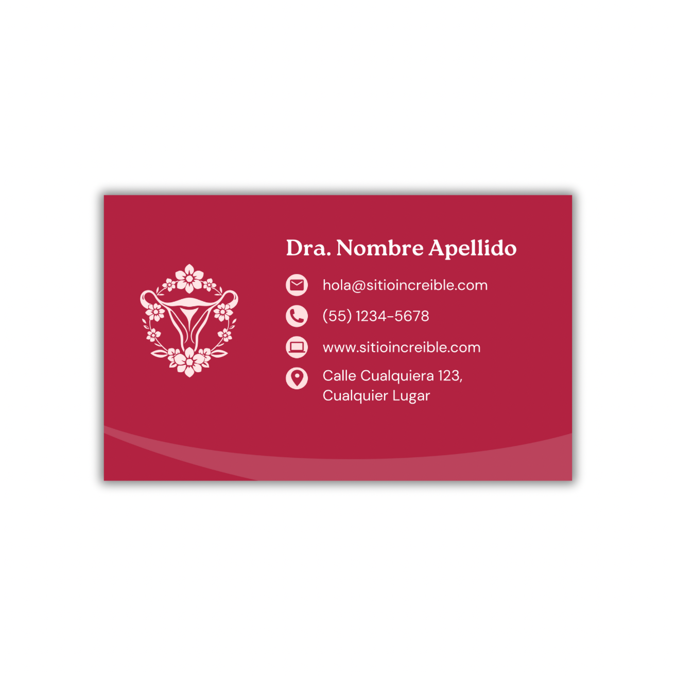 Tarjetas de Presentación Diseño Predeterminado Obstetricia