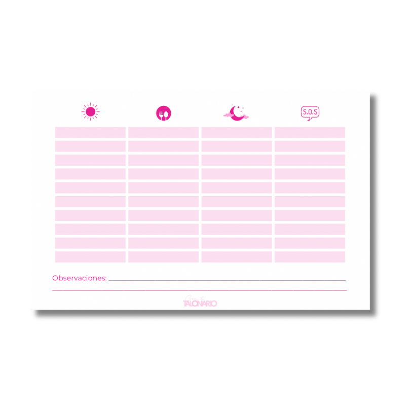 Talonario Medicamentos