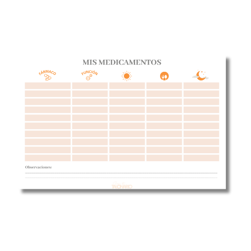 Talonario Medicamentos