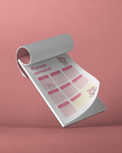 Planner personajes 60 hojas