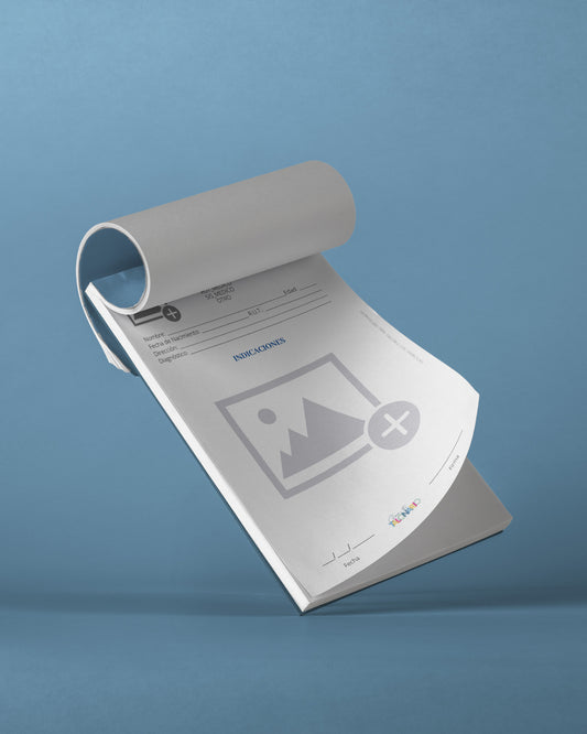 Talonario para médicos personalizado - 100 hojas